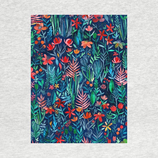 Tropical Ink - a watercolor garden by micklyn